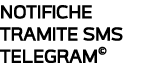 Notifiche tramite sms telegram 