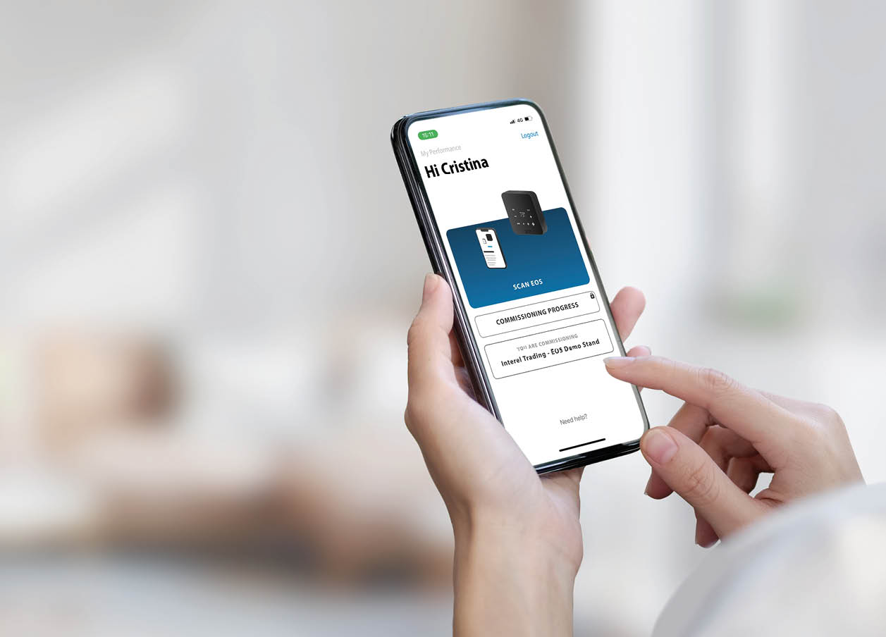 Close up view of female hands using smartphone in blurred background, clipping path